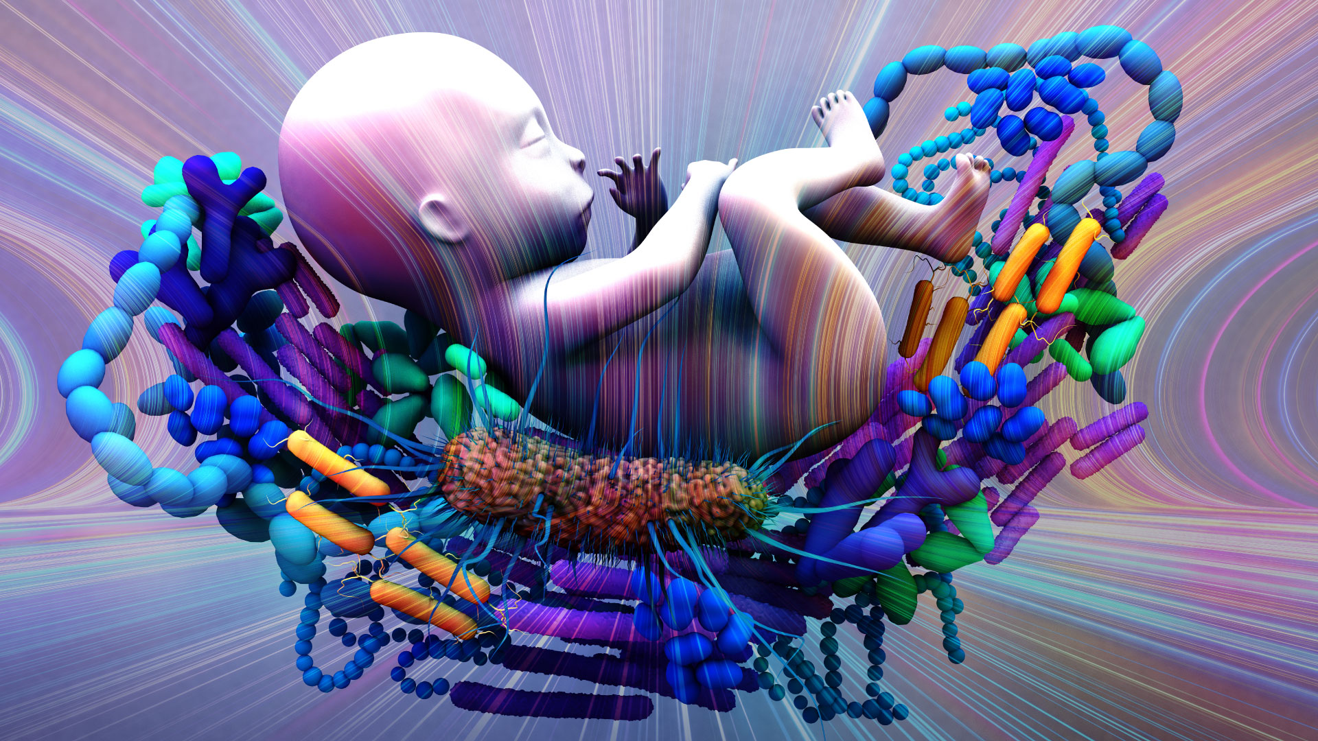 Alteración de la microbiota en bebés nacidos por Cesárea